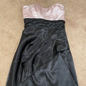 EUC Formal Strapless Midi Dress Size 0